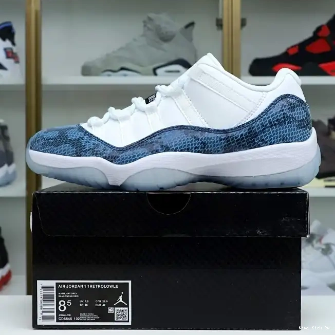 Air Jordan Jordan snakeskin” “navy 11 Kimikick 0722